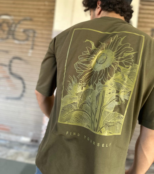 FADED “Find Yourself” Oversized Tee – Black